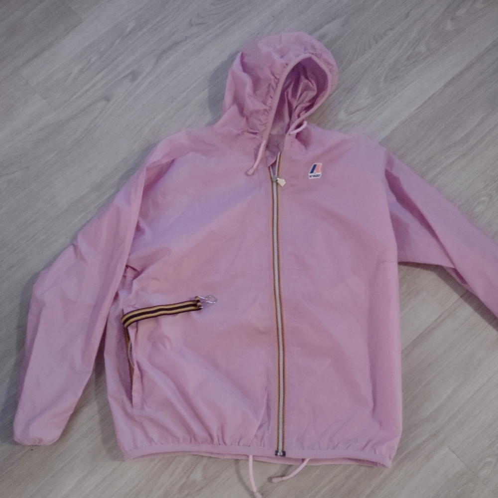 K-Way Pink Hooded Jacket